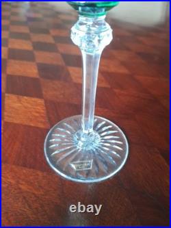 Cristal St Louis Verre TOMMY COULEUR VERT foncé