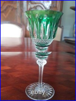 Cristal St Louis Verre TOMMY COULEUR VERT foncé