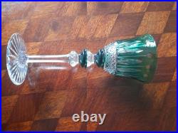 Cristal St Louis Verre TOMMY COULEUR VERT foncé