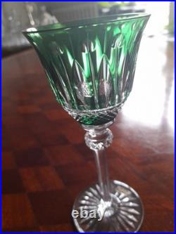 Cristal St Louis Verre TOMMY COULEUR VERT foncé