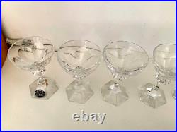 Cristal de SAINT-LOUIS Modèle Chambord 6 petite coupes (11cm) état neuf Cristal de SAINT-LOUIS Modèle Chambord 6 petite coupes (11cm) état neuf