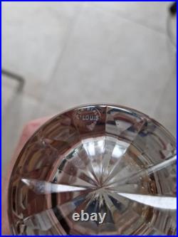 Cristal de Saint Louis Série de 6 verres à whisky modèle Manhattan taillé Cristal de Saint Louis Série de 6 verres à whisky modèle Manhattan taillé