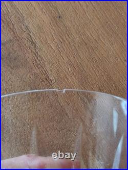 Cristal de Saint Louis Série de 6 verres à whisky modèle Manhattan taillé