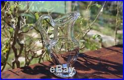 Cristal de Saint louis modèle Massenet Uni Pichet Broc à eau signé