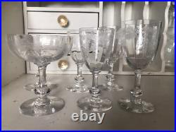 Cristal de St Louis 6 verres pour réassort modèle Cléo