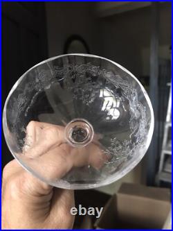Cristal de St Louis 6 verres pour réassort modèle Cléo