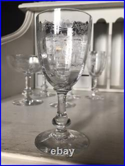 Cristal de St Louis 6 verres pour réassort modèle Cléo