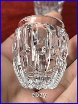 Cristallerie Le Creusot 5 verres à liqueur Baccarat St Louis Époque Charles X