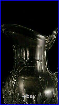 Cruche / broc en cristal de Saint Louis modèle Massenet