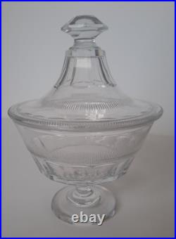 Drageoir En Cristal Baccarat Saint Louis XIX Ème