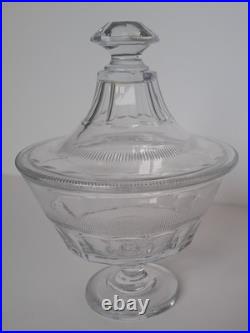 Drageoir En Cristal Baccarat Saint Louis XIX Ème