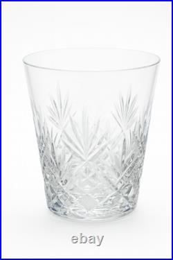 Ensemble de 4 verres à whisky en cristal Saint-Louis Modèle Florence Signés