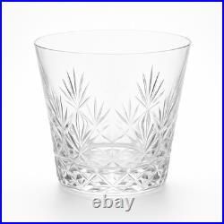 Ensemble de 4 verres à whisky en cristal Saint-Louis Modèle Florence Signés