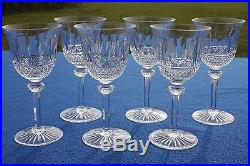 Ensemble de 6 verres à vin n°3 en cristal de Saint Louis modèle Tommy 17 cm