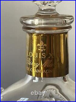 Fiasque De Cognac Rémy Martin En Cristal De Saint Louis-Louis XIII Fleurs Lys