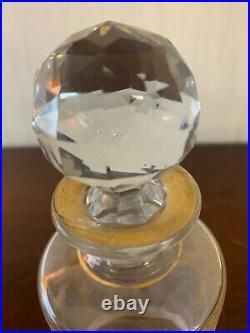 Flacon en cristal de Saint Louis OU Baccarat h 17 cm