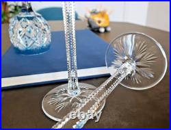 Florence, cristal Saint Louis. 6 Roemers / Verres à vin du Rhin. H24cm