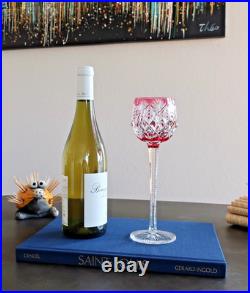 Florence, cristal Saint Louis. 6 Roemers / Verres à vin du Rhin. H24cm