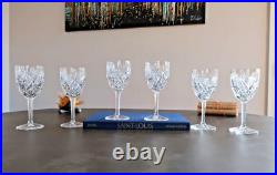 Florence, cristal Saint Louis. 6 verres à eau N°2. H18,1cm. Estampillé