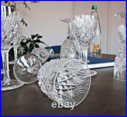Florence, cristal Saint Louis. 6 verres à eau N°2. H18,1cm. Estampillé