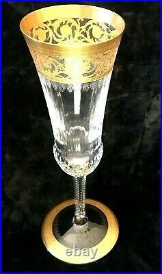Flute a champagne en cristal Saint Louis modèle Thistle