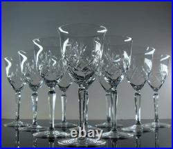 Grand 10 Verres A Vin Ancienne En Cristal Taille A La Main Boheme St Louis Grand 10 Verres A Vin Ancienne En Cristal Taille A La Main Boheme St Louis
