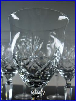 Grand 10 Verres A Vin Ancienne En Cristal Taille A La Main Boheme St Louis Grand 10 Verres A Vin Ancienne En Cristal Taille A La Main Boheme St Louis