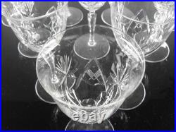 Grand 10 Verres A Vin Ancienne En Cristal Taille A La Main Boheme St Louis Grand 10 Verres A Vin Ancienne En Cristal Taille A La Main Boheme St Louis