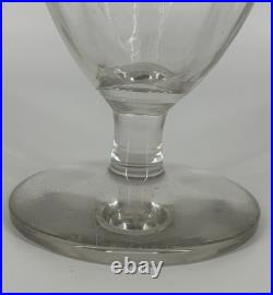 Grand Vase Cristal Gravé Décor Floral Art Déco Baccarat Saint Louis 35,5cm