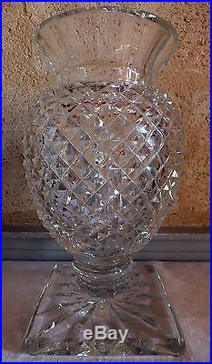 Grand vase Saint Louis cristal taillé Medicis 40 cm