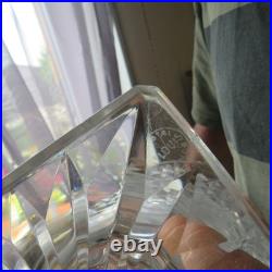 Grand vase en cristal de saint louis modèle Versailles Médicis signé H 32 CM
