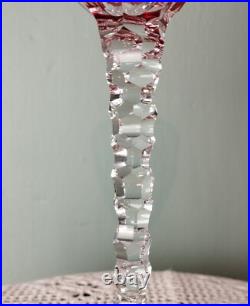 Grand verre en cristal Saint-Louis communion années 70