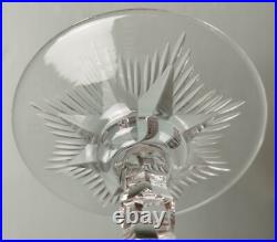 Grand verre en cristal Saint-Louis communion années 70