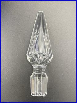 Grande Carafe Cristal De Saint-Louis Massenet Overlay Bleu H41cm Bel état