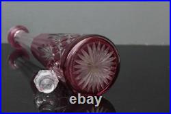 Grande carafe à vin en cristal de saint louis modèle Massenet H 42 cm