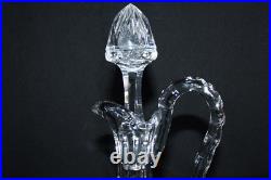 Grande carafe aiguière en cristal de Saint Louis, modèle Tommy, hauteur 37.5 cm