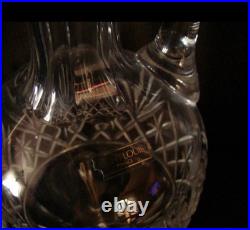Grande carafe aiguière en cristal de Saint Louis, modèle Tommy, hauteur 37.5 cm