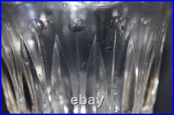 Grande carafe aiguière en cristal de Saint Louis, modèle Tommy, hauteur 37.5 cm