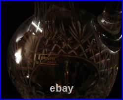 Grande carafe aiguière en cristal de Saint Louis, modèle Tommy, hauteur 37.5 cm