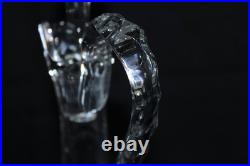 Grande carafe aiguière en cristal de Saint Louis, modèle Tommy, hauteur 37.5 cm