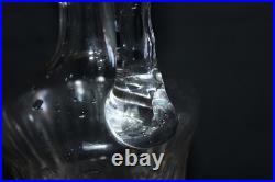 Grande carafe aiguière en cristal de Saint Louis, modèle Tommy, hauteur 37.5 cm