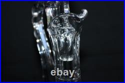 Grande carafe aiguière en cristal de Saint Louis, modèle Tommy, hauteur 37.5 cm