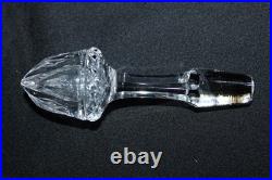 Grande carafe aiguière en cristal de Saint Louis, modèle Tommy, hauteur 37.5 cm