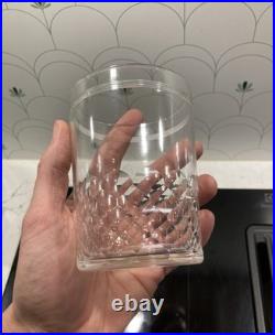 Gros lot de 30 gobelets en cristal taillé / gravé Baccarat St-Louis Daum