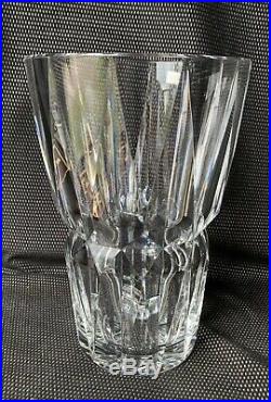 Important Vase En Cristal Taille Saint Louis Modèle Camaret Hauteur 30 CM