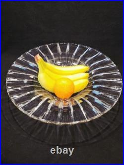 Imposante Coupe A Fruits En Cristal Saint Louis Diamètre 39 Cm