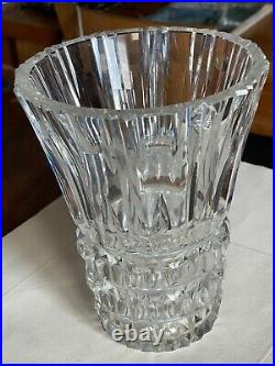 Joli vase Vintage en cristal Saint-Louis signé