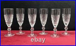 Lorraine Saint Louis Fluted Glasses Sektgläser Flutes A Champagne Cristal Taille