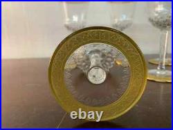 Lot 4 verres à vin modèle Thistle en cristal de Saint Louis (prix des 4)