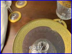 Lot 4 verres à vin modèle Thistle en cristal de Saint Louis (prix des 4)